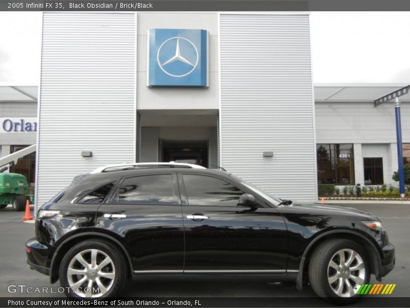 Black Obsidian / Brick/Black 2005 Infiniti FX 35