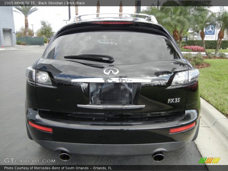 Black Obsidian / Brick/Black 2005 Infiniti FX 35