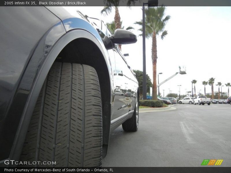 Black Obsidian / Brick/Black 2005 Infiniti FX 35
