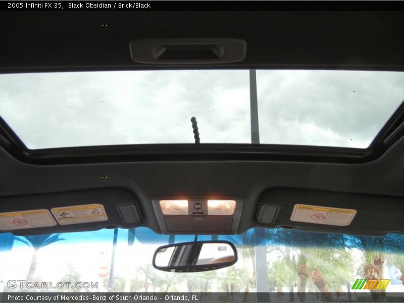 Black Obsidian / Brick/Black 2005 Infiniti FX 35