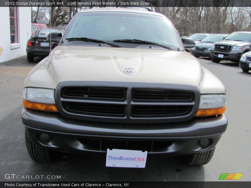 Light Almond Pearl Metallic / Dark Slate Gray 2002 Dodge Durango Sport 4x4