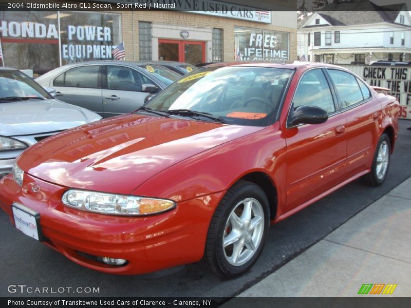 Sport Red / Neutral 2004 Oldsmobile Alero GL1 Sedan