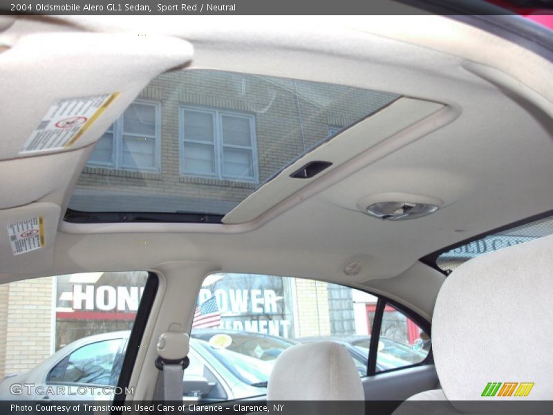 Sport Red / Neutral 2004 Oldsmobile Alero GL1 Sedan
