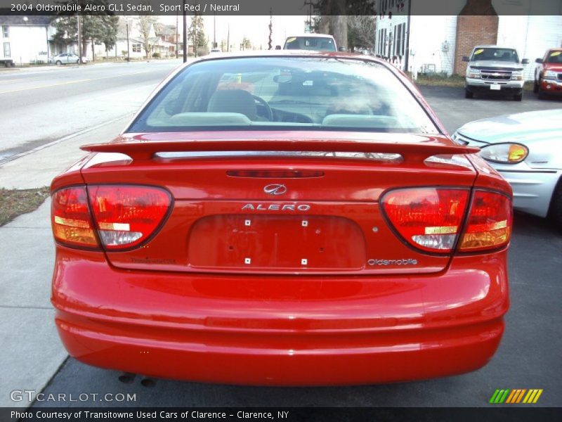 Sport Red / Neutral 2004 Oldsmobile Alero GL1 Sedan