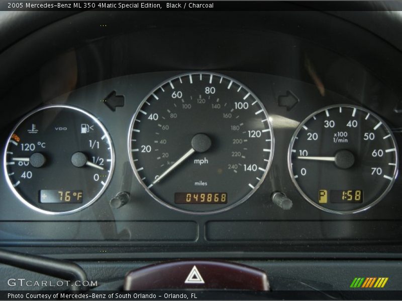 Black / Charcoal 2005 Mercedes-Benz ML 350 4Matic Special Edition