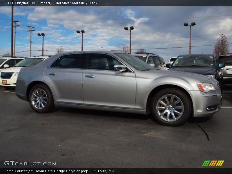 Billet Silver Metallic / Black 2011 Chrysler 300 Limited