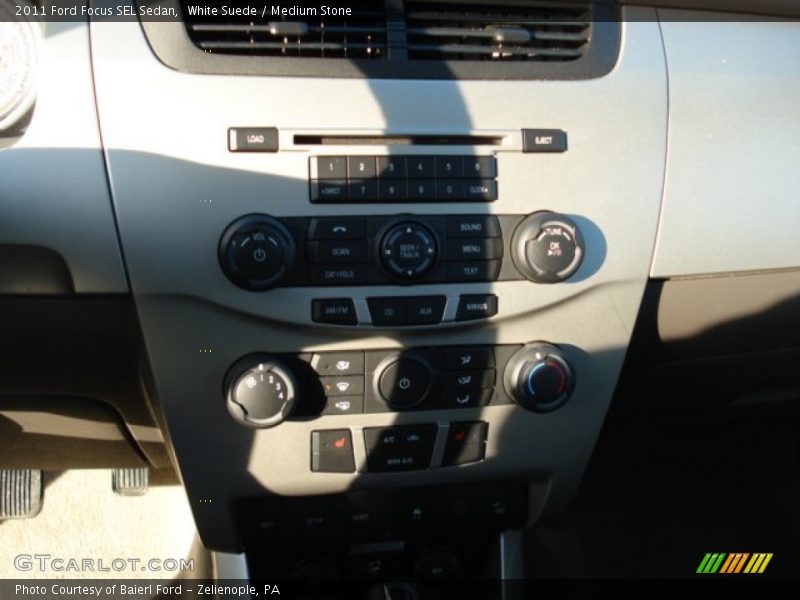 White Suede / Medium Stone 2011 Ford Focus SEL Sedan
