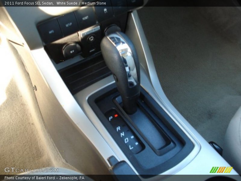 White Suede / Medium Stone 2011 Ford Focus SEL Sedan
