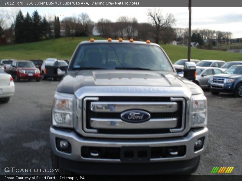 Sterling Grey Metallic / Steel 2012 Ford F350 Super Duty XLT SuperCab 4x4
