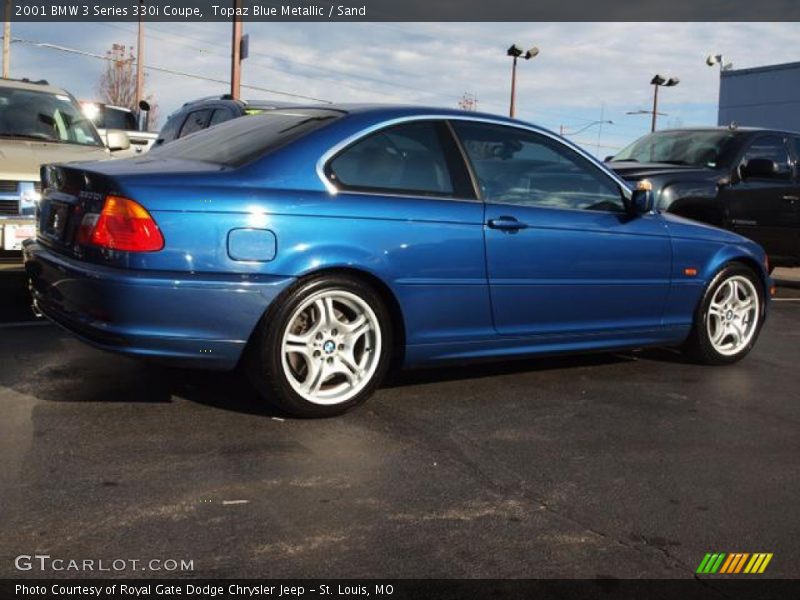 Topaz Blue Metallic / Sand 2001 BMW 3 Series 330i Coupe