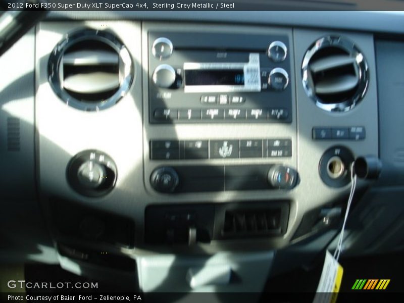 Sterling Grey Metallic / Steel 2012 Ford F350 Super Duty XLT SuperCab 4x4