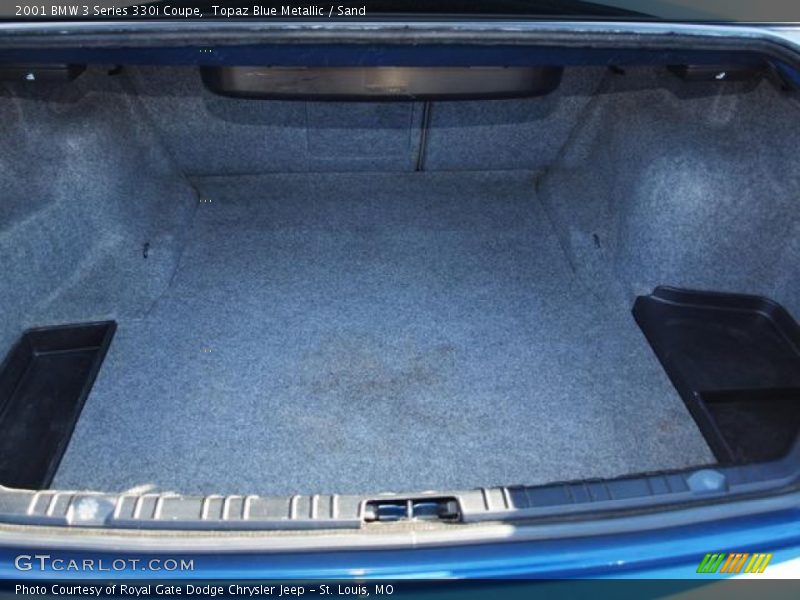 Topaz Blue Metallic / Sand 2001 BMW 3 Series 330i Coupe