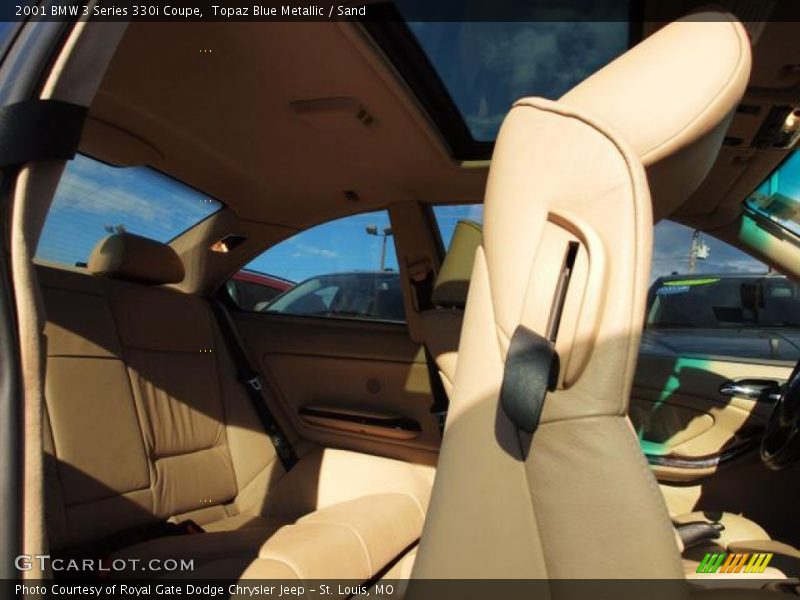 Topaz Blue Metallic / Sand 2001 BMW 3 Series 330i Coupe