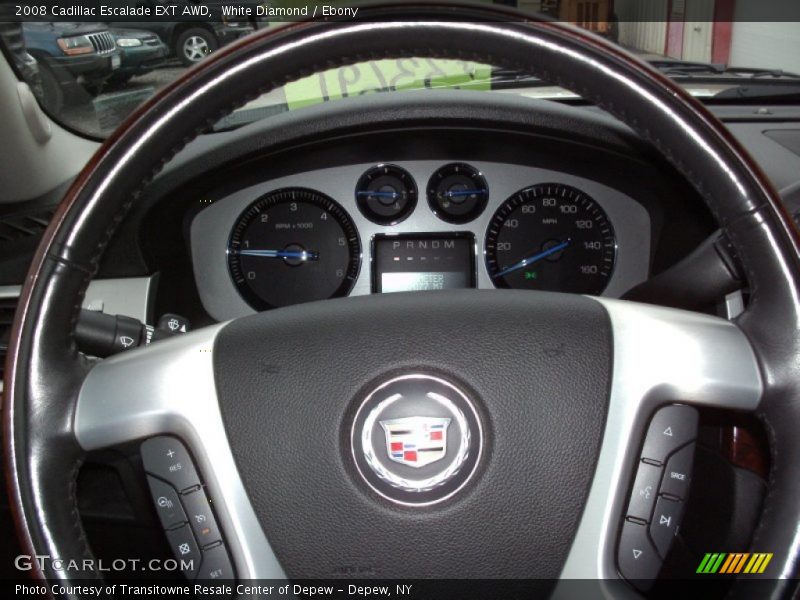 White Diamond / Ebony 2008 Cadillac Escalade EXT AWD