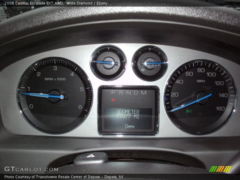 White Diamond / Ebony 2008 Cadillac Escalade EXT AWD