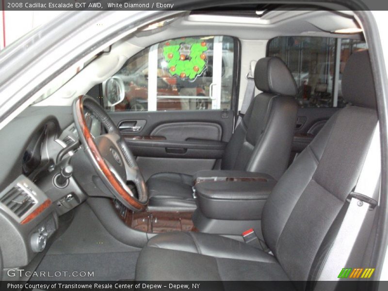 White Diamond / Ebony 2008 Cadillac Escalade EXT AWD