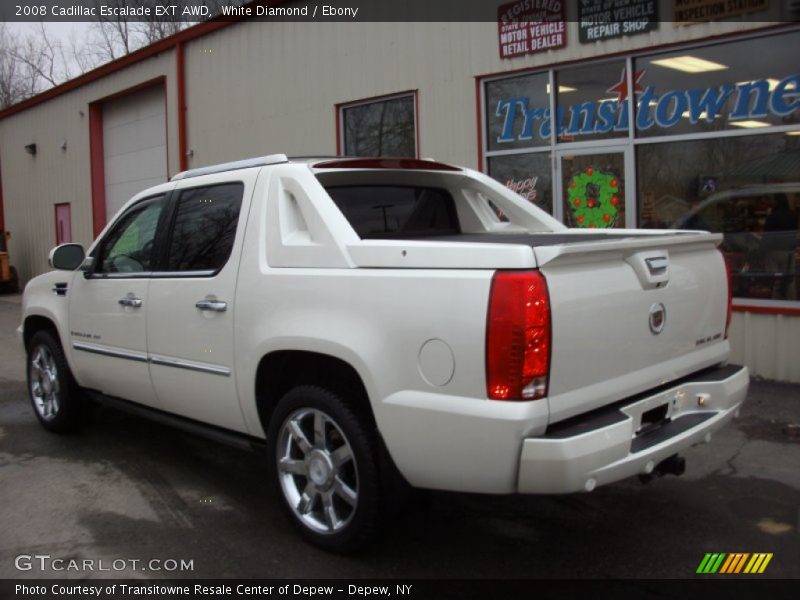 White Diamond / Ebony 2008 Cadillac Escalade EXT AWD