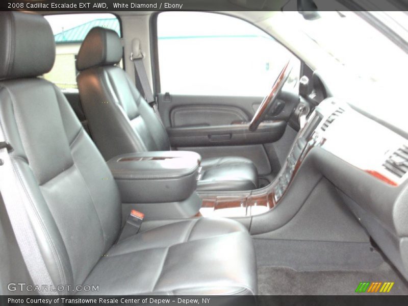 White Diamond / Ebony 2008 Cadillac Escalade EXT AWD
