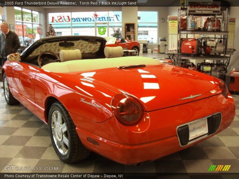 Torch Red / Black Ink/Light Sand 2005 Ford Thunderbird Deluxe Roadster