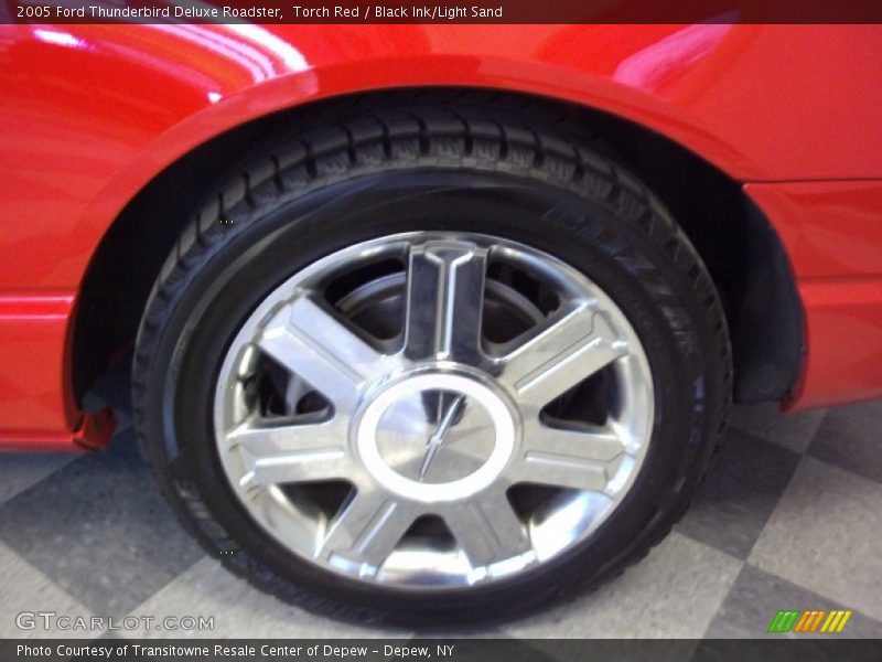 Torch Red / Black Ink/Light Sand 2005 Ford Thunderbird Deluxe Roadster