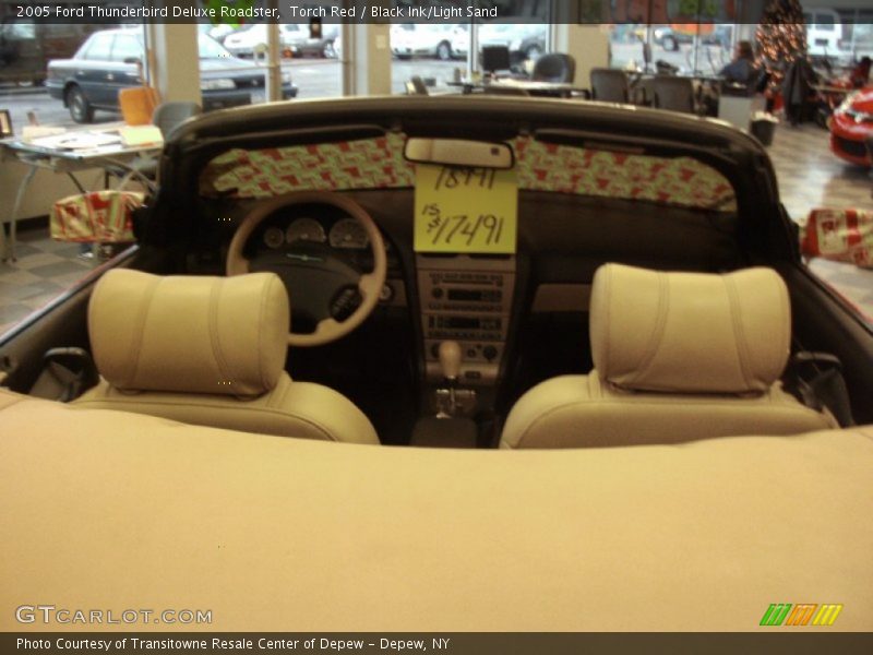 Torch Red / Black Ink/Light Sand 2005 Ford Thunderbird Deluxe Roadster