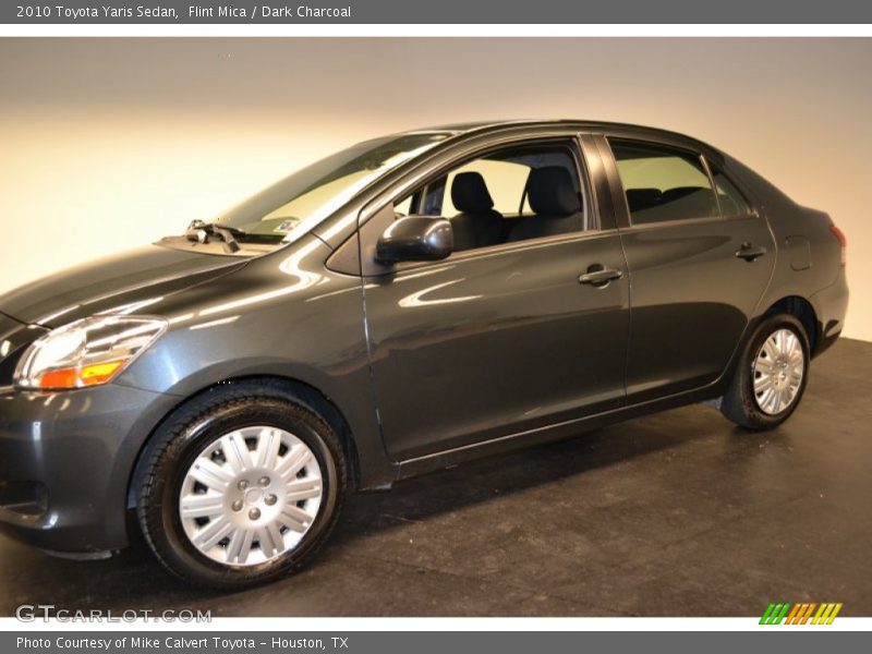 Flint Mica / Dark Charcoal 2010 Toyota Yaris Sedan