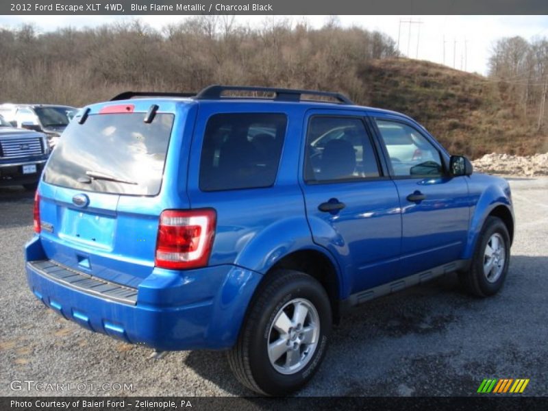 Blue Flame Metallic / Charcoal Black 2012 Ford Escape XLT 4WD