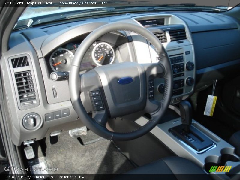 Ebony Black / Charcoal Black 2012 Ford Escape XLT 4WD