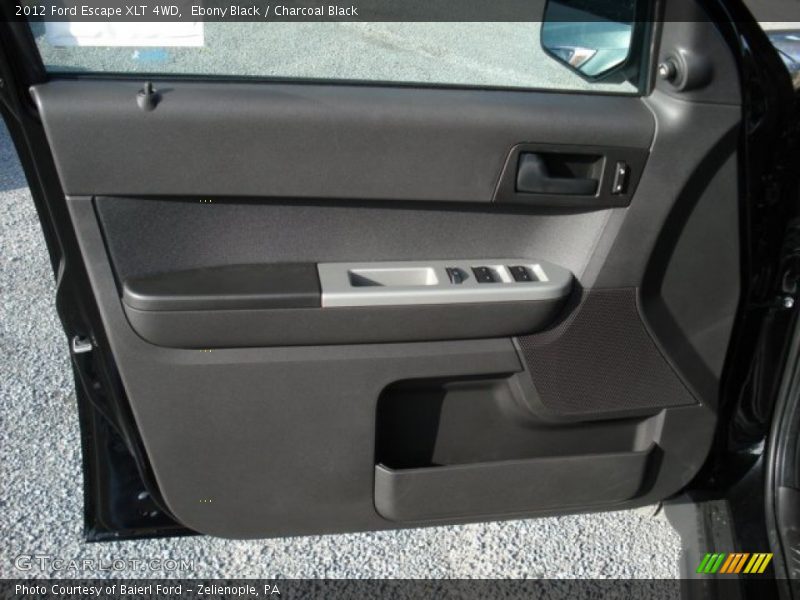 Ebony Black / Charcoal Black 2012 Ford Escape XLT 4WD