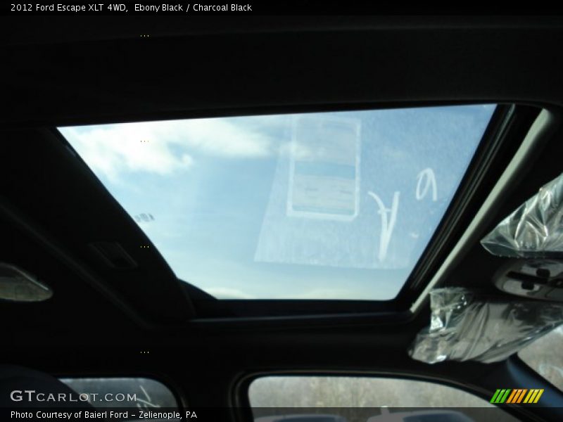Ebony Black / Charcoal Black 2012 Ford Escape XLT 4WD