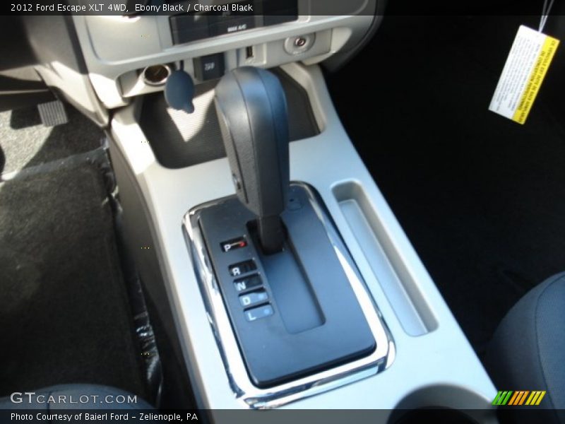 Ebony Black / Charcoal Black 2012 Ford Escape XLT 4WD
