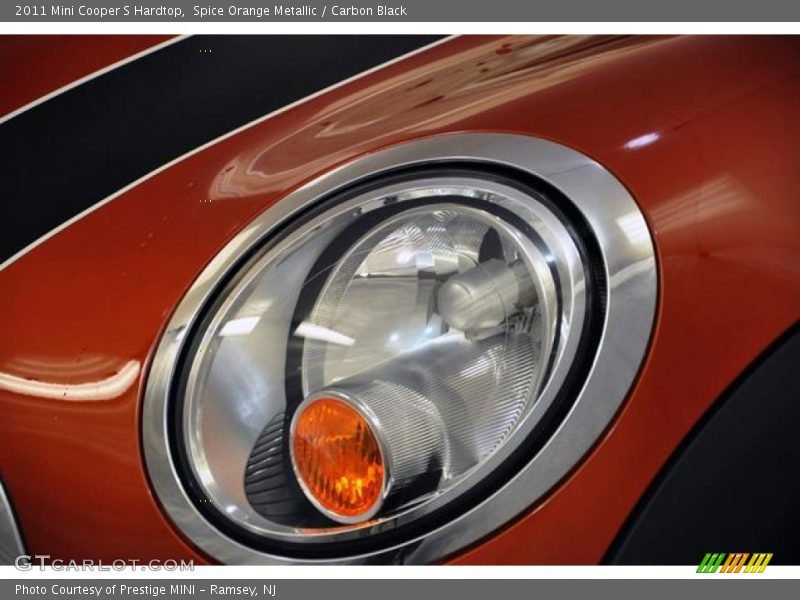 Spice Orange Metallic / Carbon Black 2011 Mini Cooper S Hardtop