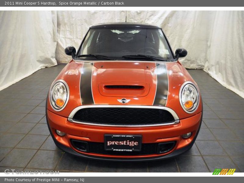 Spice Orange Metallic / Carbon Black 2011 Mini Cooper S Hardtop