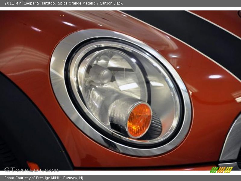 Spice Orange Metallic / Carbon Black 2011 Mini Cooper S Hardtop