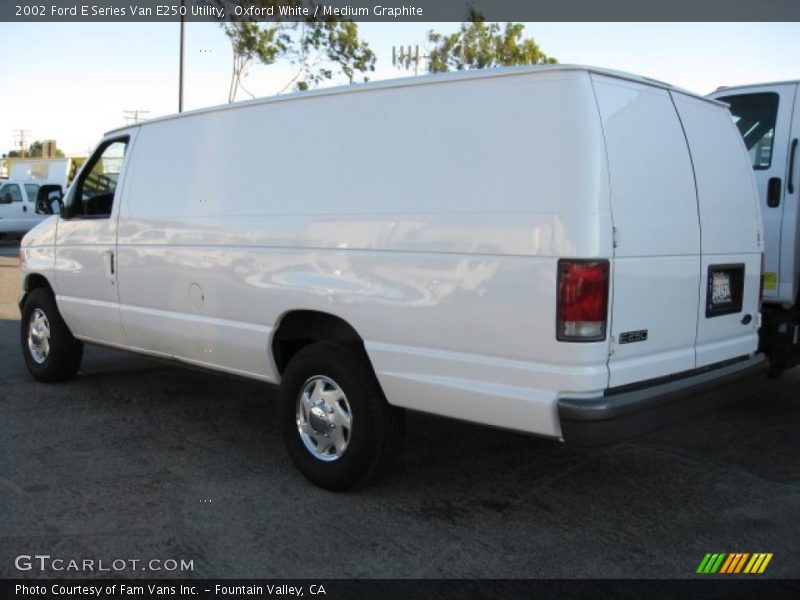Oxford White / Medium Graphite 2002 Ford E Series Van E250 Utility