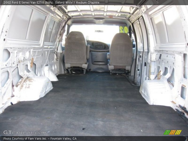 Oxford White / Medium Graphite 2002 Ford E Series Van E250 Utility
