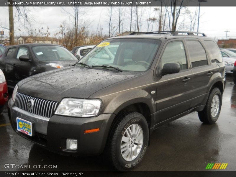 Charcoal Beige Metallic / Pebble/Light Parchment 2006 Mercury Mariner Luxury 4WD