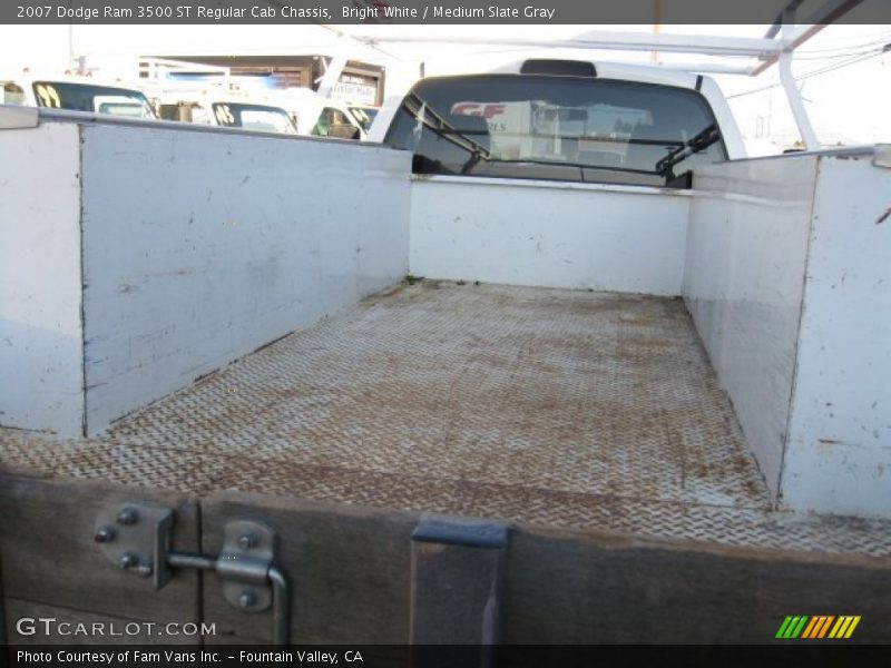Bright White / Medium Slate Gray 2007 Dodge Ram 3500 ST Regular Cab Chassis