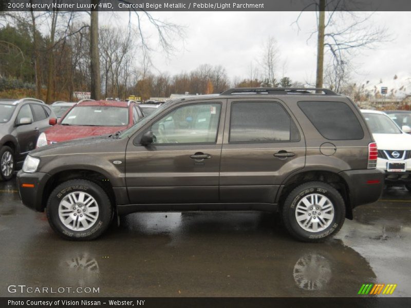 Charcoal Beige Metallic / Pebble/Light Parchment 2006 Mercury Mariner Luxury 4WD