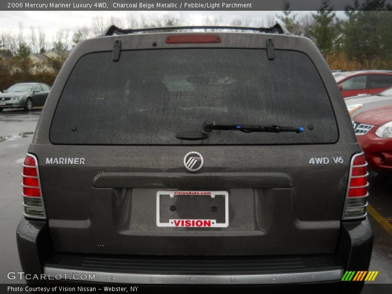 Charcoal Beige Metallic / Pebble/Light Parchment 2006 Mercury Mariner Luxury 4WD