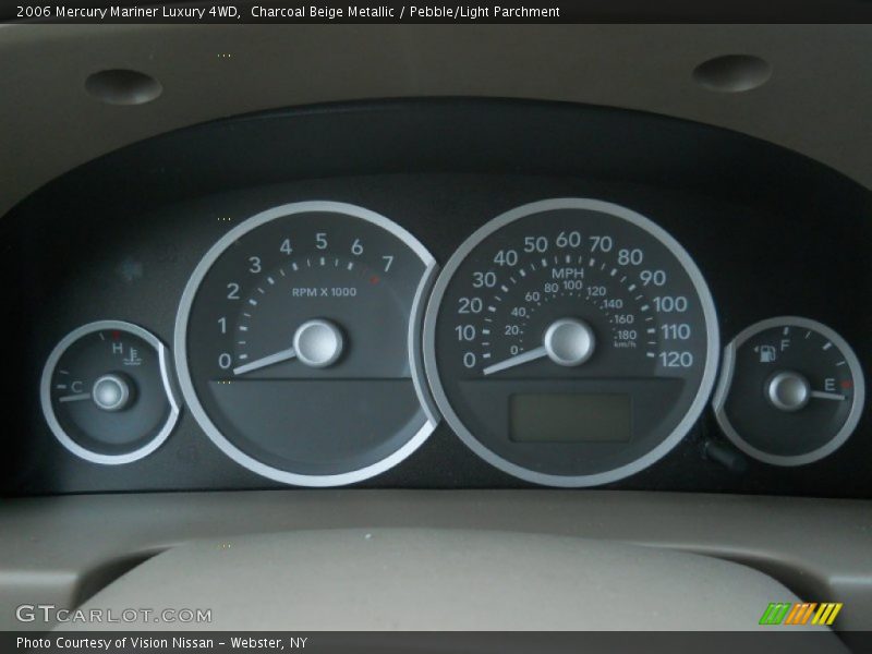 Charcoal Beige Metallic / Pebble/Light Parchment 2006 Mercury Mariner Luxury 4WD