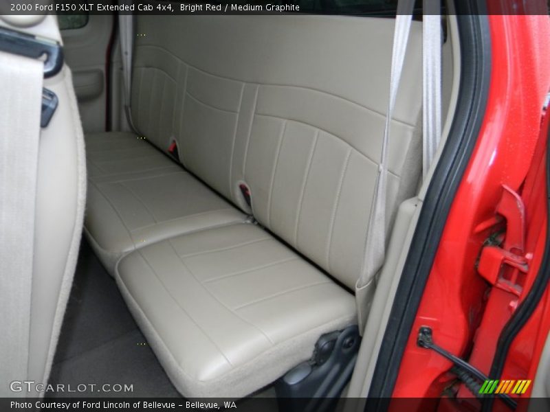 Bright Red / Medium Graphite 2000 Ford F150 XLT Extended Cab 4x4