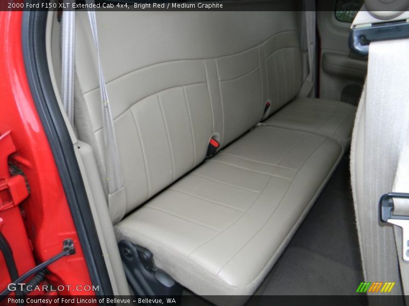 Bright Red / Medium Graphite 2000 Ford F150 XLT Extended Cab 4x4