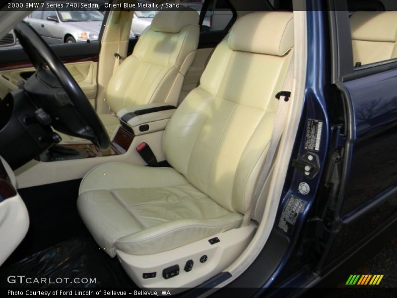  2000 7 Series 740i Sedan Sand Interior