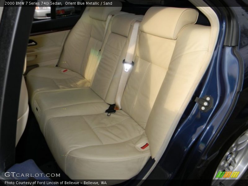 Orient Blue Metallic / Sand 2000 BMW 7 Series 740i Sedan