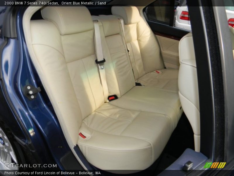 Orient Blue Metallic / Sand 2000 BMW 7 Series 740i Sedan