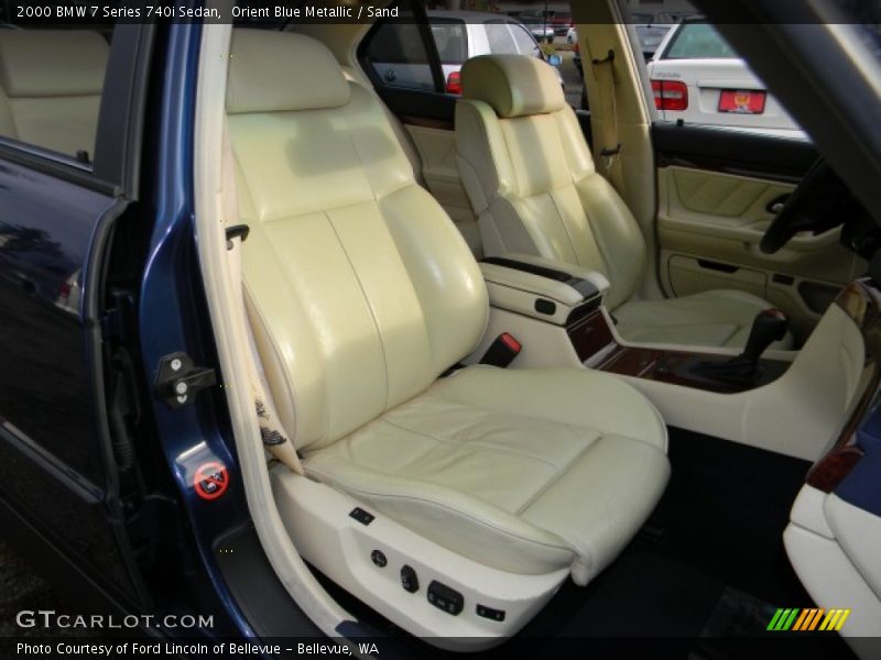 Orient Blue Metallic / Sand 2000 BMW 7 Series 740i Sedan