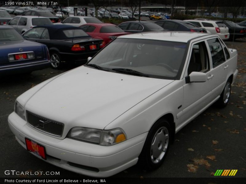 White / Tan 1998 Volvo S70
