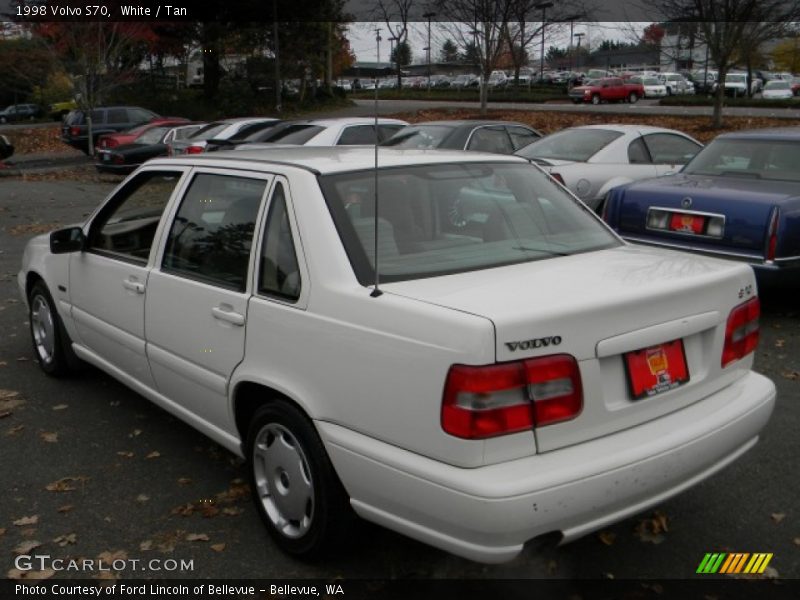 White / Tan 1998 Volvo S70