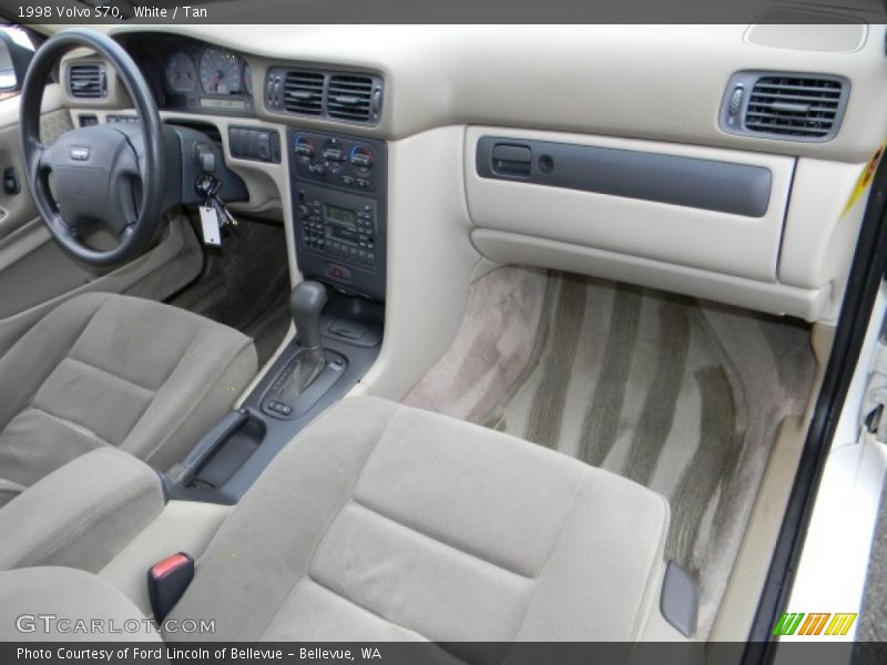 White / Tan 1998 Volvo S70